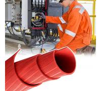 High Voltage Insulating Mat Roll, Electrical Safety Rubber Floor Matting for Electricians, Substation Operation Pad