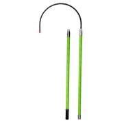 High-voltage insulating rescue pole,Electric Safety Rescue Hook, Lightweight, Non-conductive Electric Safety Rescue Rod, for Substations/fire Brigade,（Green,3m/9.8ft）