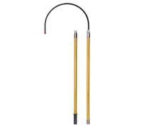 High-voltage insulating rescue pole,Electric Safety Rescue Hook, Lightweight, Non-conductive Electric Safety Rescue Rod, for Substations/fire Brigade,（Yellow,2m/6.6ft）