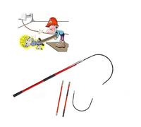 High-voltage insulating rescue pole,Insulated Portable Electrician Tool, Anti-Electrocution Equipment for Electric Work,（Red,1m/3.3ft）