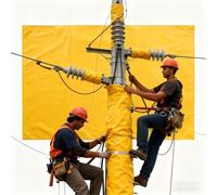 High Voltage Insulation Blanket 10KV Shock Safety Cloth Pad for Outdoor Electric Work 40x50cm (15.7x19.7in) Essential Power Maintenance Covering Sheet