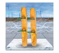 High Voltage Insulation Blanket - EVA Resin Electrocution Safety Cover for Electric Workers (1000x1500 mm), Durable Insulating Covering