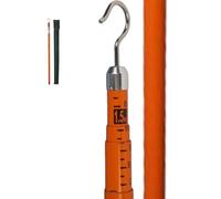 High-voltage Insulation Height Measuring Pole,Electric Shock Prevention Pole for Power City Construction,Line Hanger Measurement Supplies,including Storage Bag(12m/39.4ft)
