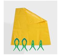 High Voltage Insulation Mat 0.4kV/10kV, Yellow Electrical Insulating Blanket 1000x1500mm with 4 Clips, Ideal for Home Safety, DIY Projects & Electrician Use
