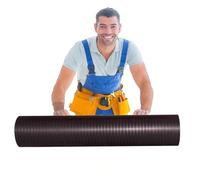 High Voltage Insulation Mat, Waterproof Electrical Insulated Rubber Mat for Safety Work in Substations, Field, and Generator Rooms