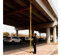 High Voltage Insulation Measuring Stick, Adjustable Length for Forestry, Railroad, and Urban Construction Height Measurement