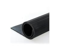 High Voltage Insulation Pad 10KV Rubber Insulation Mat 3mm Thickness for Distribution Room, 100x500cm