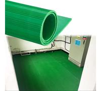 High Voltage Insulation Rubber Mat 6000V - 3mm Thick, 39" Wide Electrical Safety Blanket for Control Panels & Transformers, Cuttable Green 25x3.3ft (7.6x1m)