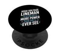 High Voltage Lineman Playing With More Power Than You’ll See PopSockets Adhesive PopGrip