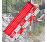 High Voltage Measuring Rod - Aluminum Grade Survey Rod for Power Line Inspections and Elevated Work, Quick-Reading Figures, 5m/196.9in