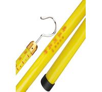 High-Voltage Measuring Rods with Carry Bag, Insulated Lightweight Telescopic Height Measuring Rods/Epoxy Resin Tower Ruler, Electric Power Measuring Distance Rods(Yellow,1000cm)