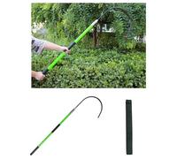 High Voltage Rescue Hook - Insulated Emergency Pole, Electrical Safety Equipment, 80 Kg Load Capacity, 1.5m (4.9ft) for Safe Electrical Rescues - Green
