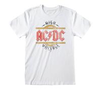 High Voltage Vintage T-Shirt AC/DC White S