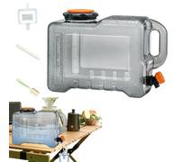 High Volume Drinking Cell - Integrated Dispenser Tap, Ergonomic Carry Handle, Leak-proof Screw Cap | Drink Station to Support RV Life Backpacking Picnic Tail