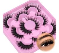 High Volume False Eyelashes Fluffy 3D Lashes Pack 5 Pairs
