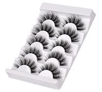 High Volume False Eyelashes Fluffy 3D Lashes Pack 5 Pairs