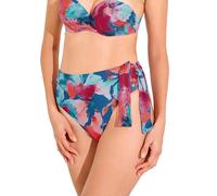 High-waist Bikini Bottom Roma by Lisca 041693 Size 32-40 white & blue