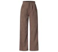 High Waist Cord Wide Leg Pants Straight Trousers Women Big Size Corduroy Pants Comfy Pants (Brown, XXXL)
