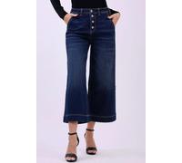 High Waist Denim Culottes Enorsia Navy 18