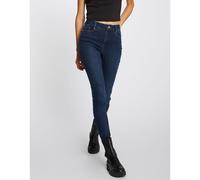 Morgan High Waisted Slim Jeans 7/8 Raw Denim, UK 12
