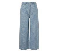 High Waist Wide Leg Regular Fit 5 Pocket Jeans for Women s.Oliver Suri Bleu 32