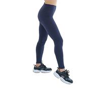 High Waist Womens Leggings - 4 Way Stretch Yoga Pants Workout Leggings - Ankle Length Jeggings for Women, No See-Through Tummy Control Soft Squat Proof Leggings (L-XL, Navy)