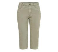 High-waisted 7/8 capri jeans for women Pulz Jeans Rosita Vert 44