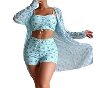 High Waisted Bikini Set Size 14, Quick Dry Tankini Sets, Criss Cross Women's Halter Push up Triangle Bikini Bow Tie Back Low Waisted Sexy Thong Bikini Birthday Gifts for Women Club Mint Green