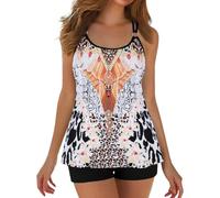 High Waisted Bikini Sets For Women-Womens Summer Tops Neck O Ring Shoulder Tank Tops Casual Sleeveless Button Front T Shirt Blouse (Brown, Xxxl)