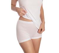 High-Waisted Briefs Women Sassa Fine Rib Blanc 50