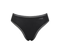 Sloggi Women's Briefs GO Crush High Leg C3P - 95% Organic Cotton - Pack of 3, Black, M