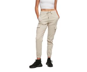 High-waisted comfortable cargo joggers for women Urban Classics Blanc M