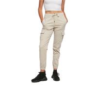 High-waisted comfortable cargo joggers for women Urban Classics Blanc XS
