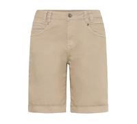 High waisted denim shorts for women Pulz Jeans Rosita Beige 34