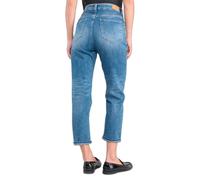 High-waisted destroyed girlfriend jeans 400/60 for women Le Temps des cerises Thil N°4 Bleu 24