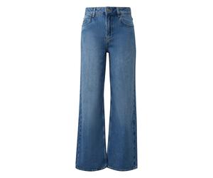 High-Waisted Five-Pocket Wide Leg Jeans for Women COMMA Bleu 42