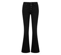 High-waisted flare jeans for women QS Reena Gris 38x32