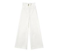 High-waisted Flared Trousers - female - Patrizia Pepe - Trousers - White - M - Kids M