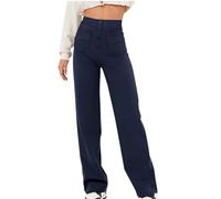 High Waisted Jeans Women Jeans Casual High Waist Stretch Pants,2026 Flexipants Multiple Pockets Straight Leg Pants Women Bloomydove Flexipants, BloomyDove Stretch Pant