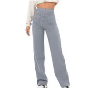 High Waisted Jeans Women Jeans Casual High Waist Stretch Pants,2026 Flexipants Multiple Pockets Straight Leg Pants Women Bloomydove Flexipants, BloomyDove Stretch Pant