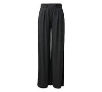 High-Waisted Jersey wide Leg Trousers for Women QS Gris 44