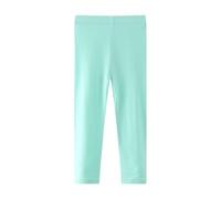 High Waisted Leggings Kids Girls Age 1-7 Years Summer Fall Comfy Stretchy Elegant Skinny Stretch Trousers Girls Casual School Workout Sports Jogging Running Pants (Mint Green, 3-4 Years)