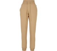 High-waisted plus-size women's organic joggers Urban Classics Beige 2XL