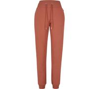 High-waisted plus-size women's organic joggers Urban Classics Rouge 5XL