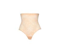 High-waisted shapewear lace knickers for women Bye Bra Beige S