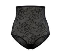 High-waisted shapewear lace knickers for women Bye Bra Noir L