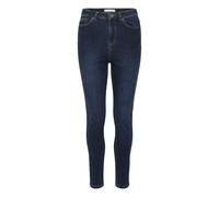 High-waisted slim jeans for women KAFFE Willow Bleu 29