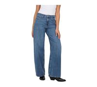 High-Waisted Straight Leg Jeans - female - ONLY - Loose Fit Jeans - Blue - S L32 - Jeans S L32