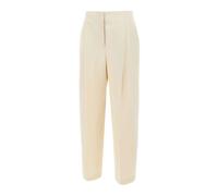 High-waisted Straight Trousers - female - Boss - Straight Trousers - Beige - L - Trousers L