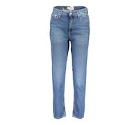 High-Waisted Washed-out Cotton Jeans - female - Calvin Klein - Slim Fit Jeans - Blue - W25 - Jeans W25